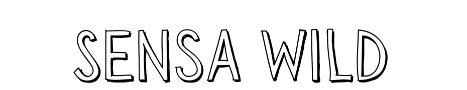 Sensa Wild Font Download Free