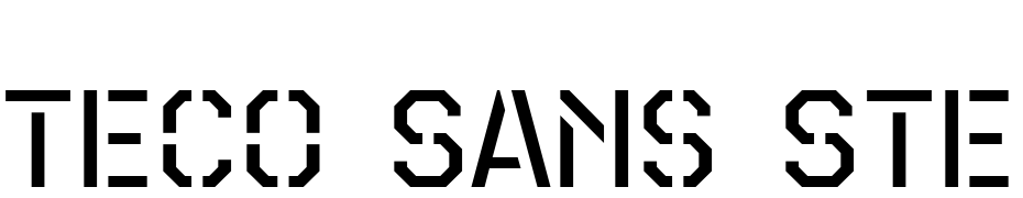 Teco Sans Stencil Light Schrift Herunterladen Kostenlos