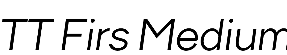 TT Firs Medium Italic Font Download Free