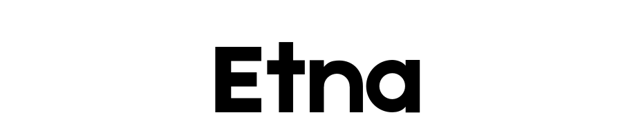 Etna Font Download Free