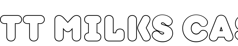 TT Milks Casual Outline Font Download Free