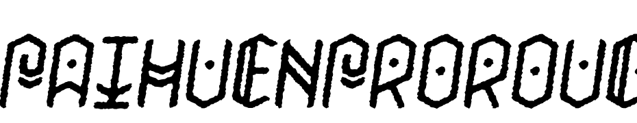 PAIHUENPROROUGHITALIC Font Download Free