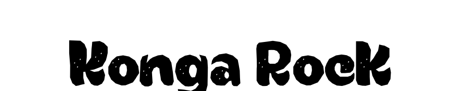 Konga Rock Yazı tipi ücretsiz indir