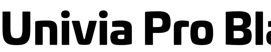 Univia Pro Black Font Download Free
