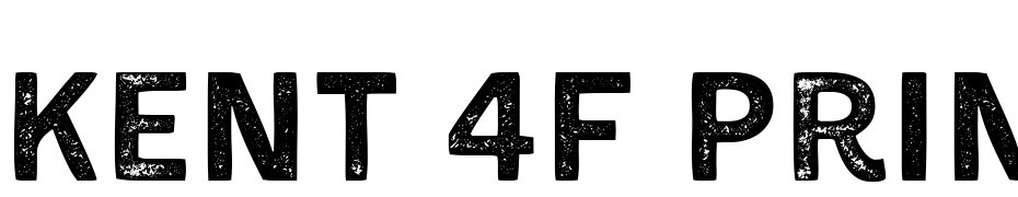 Kent 4F Printed Fuente Descargar Gratis