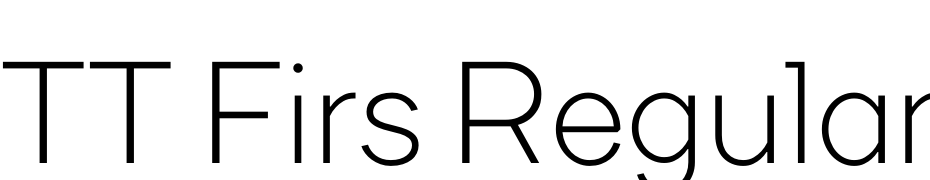 TT Firs Regular Font Download Free