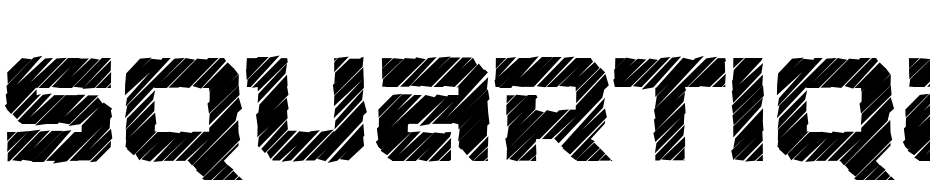 Squartiqa 4F Strike Font Download Free