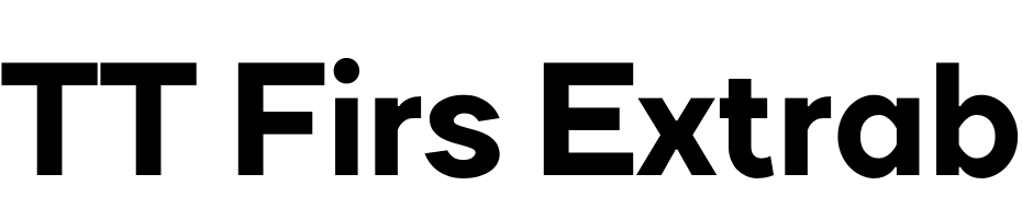TT Firs Extrabold Font Download Free