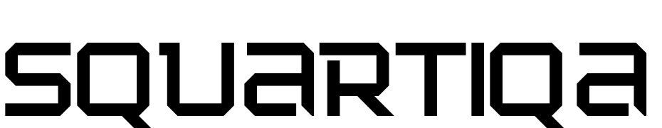 Squartiqa 4F Ultra Light Font Download Free