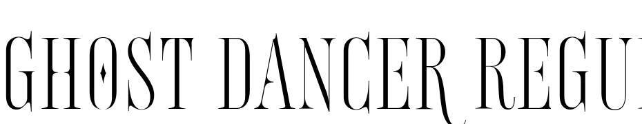 Ghost Dancer Regular Font Download Free