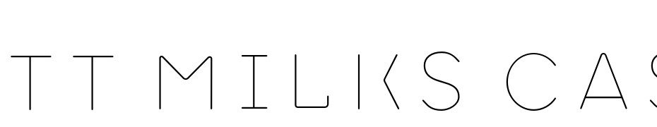 TT Milks Casual Pie Line Font Download Free