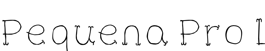 Pequena Pro Layer One Font Download Free