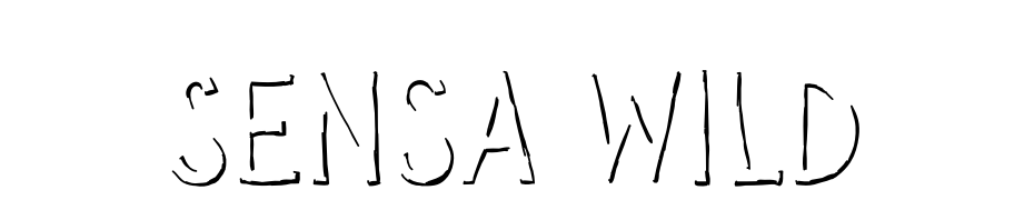 Sensa Wild Font Download Free