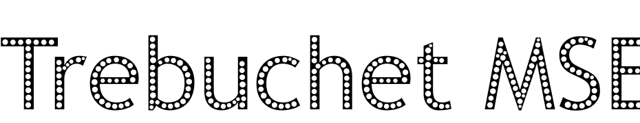 Trebuchet MSEcofont Fuente Descargar Gratis