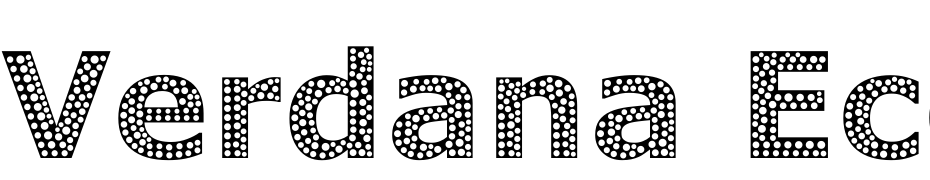 Verdana Ecofont Bold Font Download Free