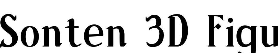 Sonten 3D Figure Font Download Free