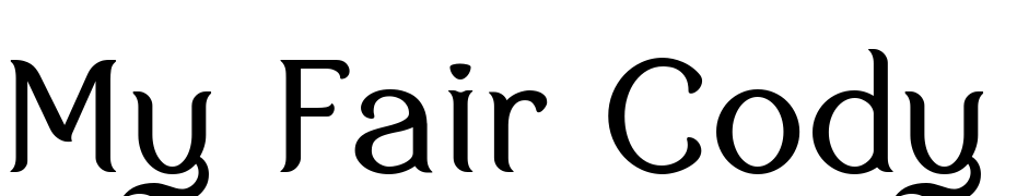 My Fair Cody Light Font Download Free