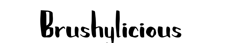 Brushylicious Schrift Herunterladen Kostenlos