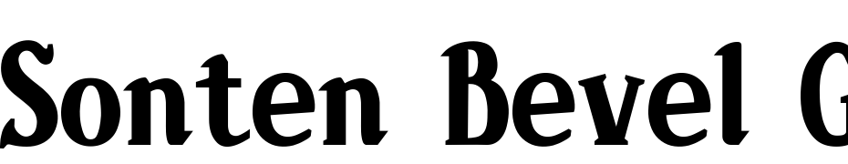 Sonten Bevel Ground cкачати шрифт безкоштовно