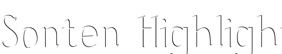 Sonten Highlight Layer Schrift Herunterladen Kostenlos