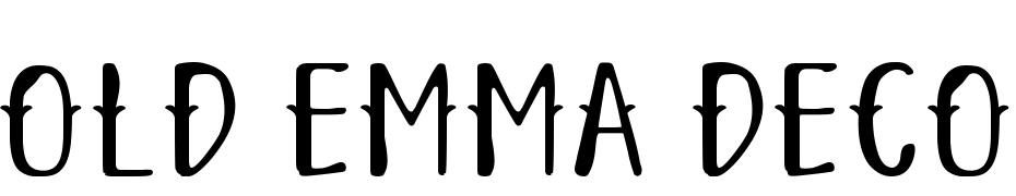 Old Emma Decorative Font Download Free
