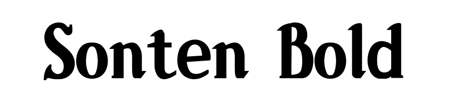 Sonten Bold Font Download Free