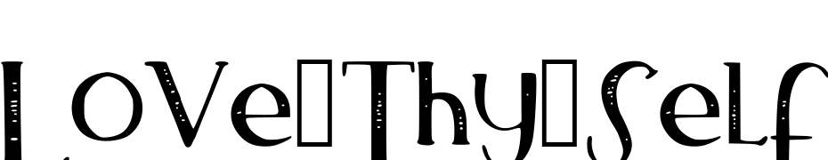 Love_Thy_Selfie Font Download Free