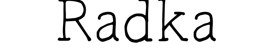 Radka Font Download Free