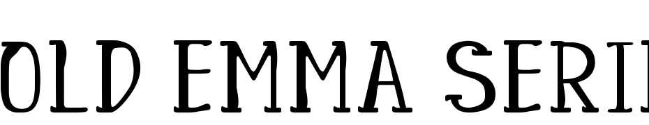 Old Emma Serif Polices Telecharger