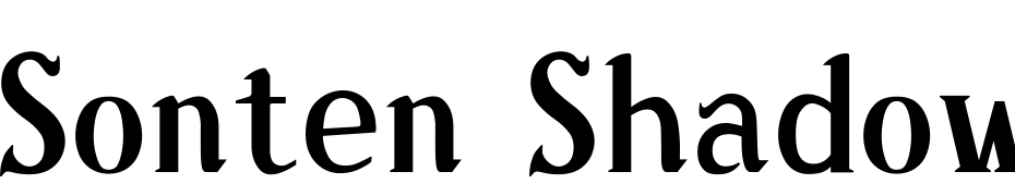 Sonten Shadow Figure Schrift Herunterladen Kostenlos