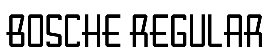 Bosche Regular Font Download Free