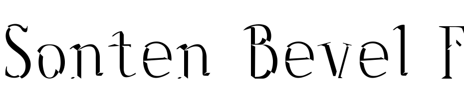 Sonten Bevel Figure Font Download Free