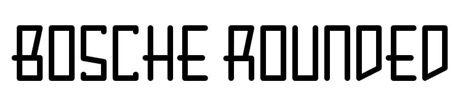 Bosche Rounded Font Download Free