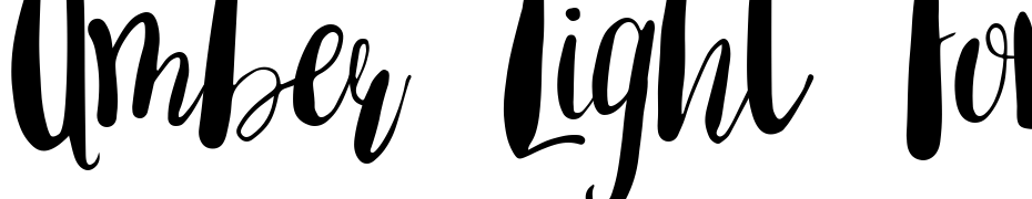 Amber Light Font cкачати шрифт безкоштовно