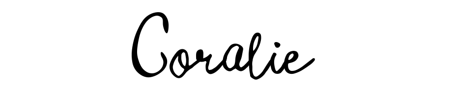 Coralie cкачати шрифт безкоштовно