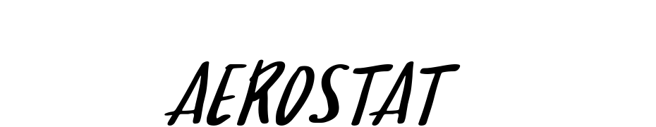 Aerostat Font Download Free