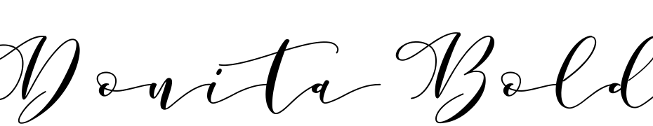 Donita Bold Font Download Free