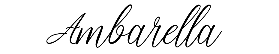 Ambarella Font Download Free