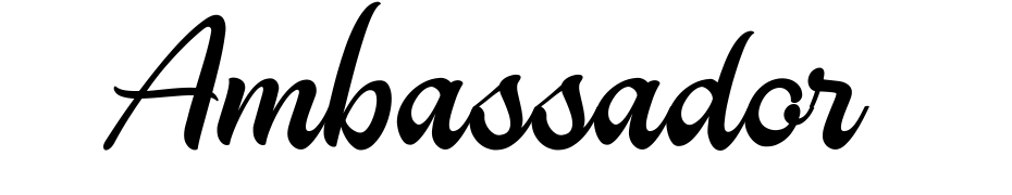 Ambassador Font Download Free