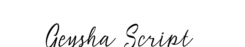 Geysha Script Fuente Descargar Gratis