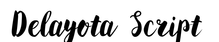 Delayota Script Font Download Free