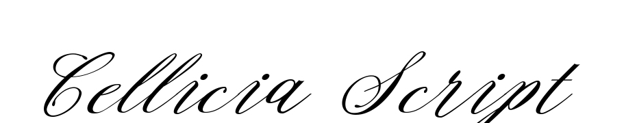 Cellicia Script cкачати шрифт безкоштовно