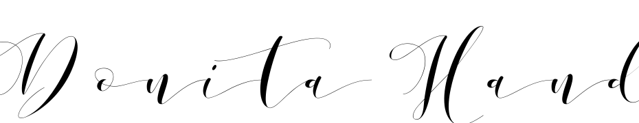 Donita Handscript Schrift Herunterladen Kostenlos
