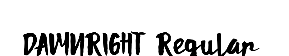 DAMNRIGHT Regular cкачати шрифт безкоштовно