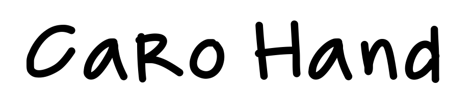 Caro Hand Font Download Free