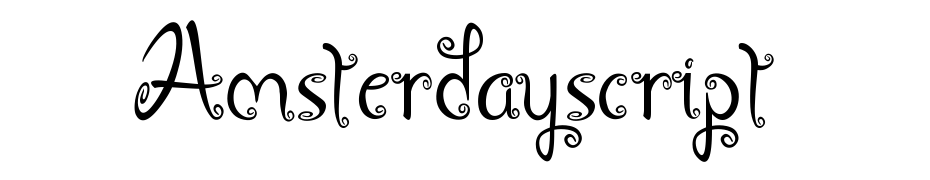 Amsterdayscript Polices Telecharger