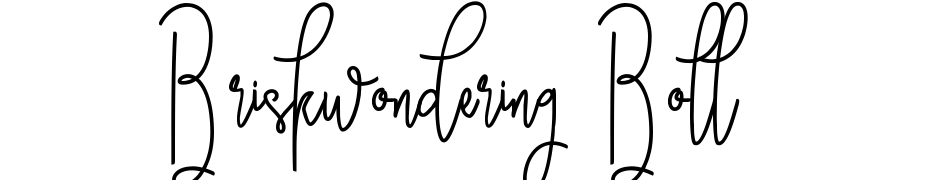 Briskwondering Boll Scarica Caratteri Gratis