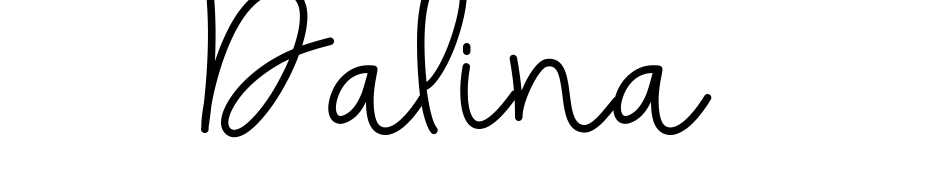 Dalina Font Download Free