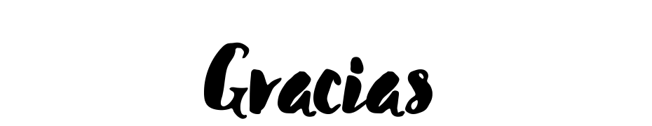 Gracias Font Download Free
