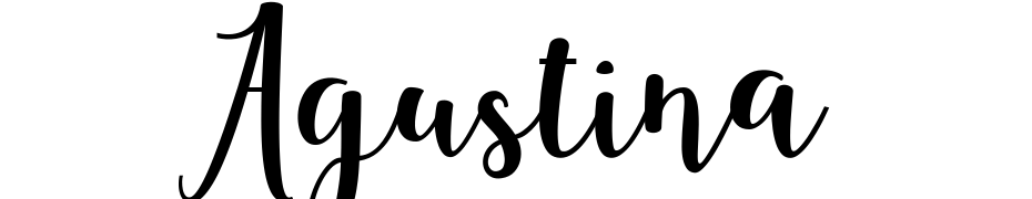 Agustina Font Download Free